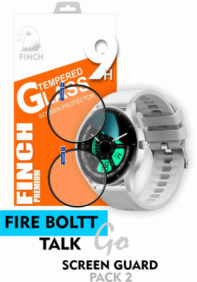 FINCH Screen Guard for FIRE BOLTT TALK GO(Pack of 2)