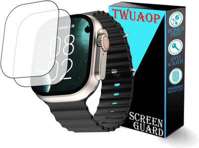 TWUAOP Screen Guard for HAMMER ACTIVE 2.0 SMARTWATCH(Pack of 2)
