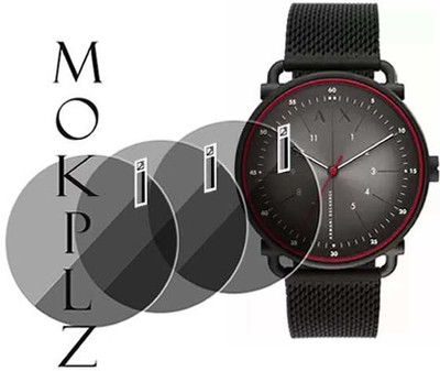 MOKPLZ Screen Guard for ARMANI EXCHANGE AX2902 ROCCO ANALOG WATCH(Pack of 3)