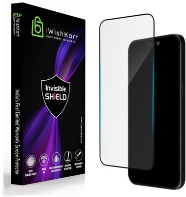 iWishKart Edge To Edge Tempered Glass for Apple iPhone 16 Pro Max 5G, Apple iPhone 16 Pro Max, SG_Pk1, Military grade Edge to Edge gorilla glass(Pack of 1)