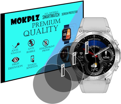 MOKPLZ Screen Guard for FIRE BOLTT DAGGER SMARTWATCH(Pack of 3)