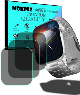 MOKPLZ Screen Guard for CROSSBEATS IGNITE STELLR SMARTWATCH(Pack of 3)