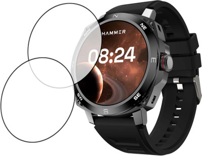 TWUAOP Screen Guard for HAMMER FIT PRO SMARTWATCH(Pack of 2)