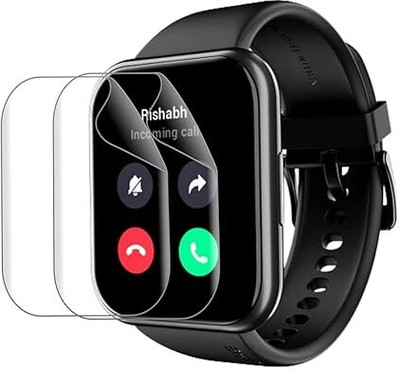 Aaruteck Screen Guard for Noise Colorfit Ultra Buzz Smart Watch Screen Guard(Pack of 2)
