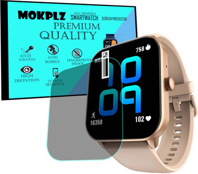 MOKPLZ Screen Guard for NOISE COLORFIT QUBE 2 SMARTWATCH(Pack of 1)