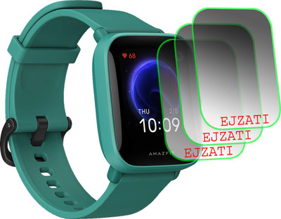 EJZATI Screen Guard for HUAMI BIP U SMARTWATCH(Pack of 3)