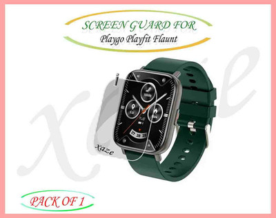 XAZE Screen Guard for Playgo Playfit Flaunt Smartwatch(Pack of 1)