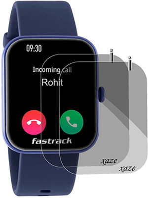 XAZE Screen Guard for Fastrack Reflex Hello Smartwatch(Pack of 2)