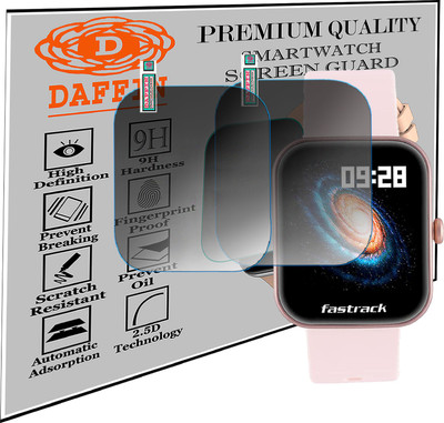 daffin Screen Guard for Fastrack Reflex Hello|BT Calling SMARTWATCH SCREENGUARD(Pack of 2)