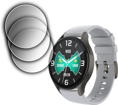 EJZATI Screen Guard for Fire Boltt Atom Smartwatch, SCREEN TEMPERED(Pack of 3)