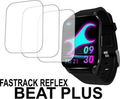 TWUAOP Screen Guard for FASTRACK REFLEX BEAT PLUS(Pack of 3)