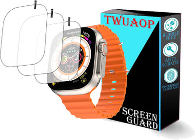 TWUAOP Screen Guard for HAMMER ACE ULTRA SMARTWATCH(Pack of 3)