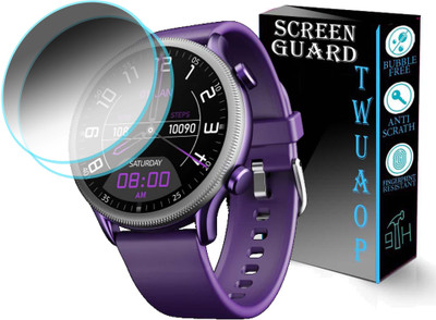 TWUAOP Screen Guard for BOAT FLASH PLUS SMARTWATCH(Pack of 2)
