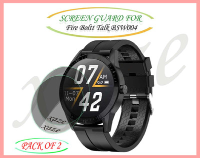 XAZE Screen Guard for Fire Boltt Talk BSW004 Smartwatch(Pack of 2)