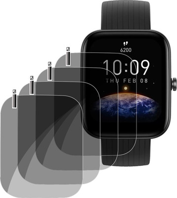 XAZE Screen Guard for Amazfit Bip 3 Pro Smartwatch(Pack of 4)