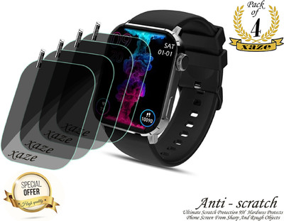 XAZE Screen Guard for Beat xp Unbound Smartwatch screen guard(Pack of 4)