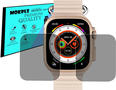 MOKPLZ Screen Guard for FIRE BOLTT WARRIOR SMARTWATCH(Pack of 2)
