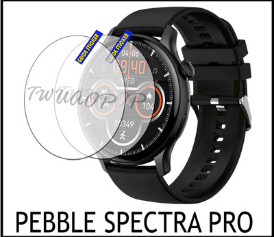 TWUAOP Screen Guard for PEBBLE SPECTRA PRO(Pack of 2)