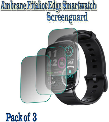 daffin Edge To Edge Tempered Glass for Ambrane Fitshot Edge(Pack of 3)