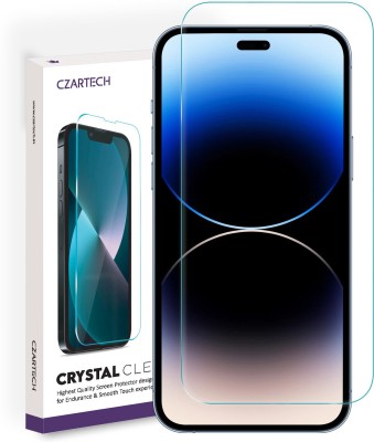 CZARTECH Tempered Glass Guard for Apple iPhone 14 Pro(Pack of 1)