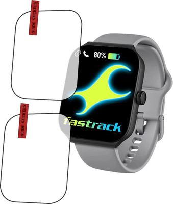 EJZATI Edge To Edge Screen Guard for FASTRACK REVOLTT FS1 MAX SMARTWATCH, SCREEN GUARD(Pack of 2)