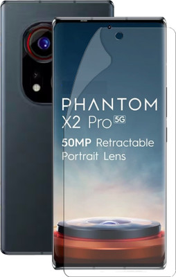 lazzymoby Screen Guard for Tecno Phantom X2 Pro, Full Transparent, Glossy Finish(Pack of 1)