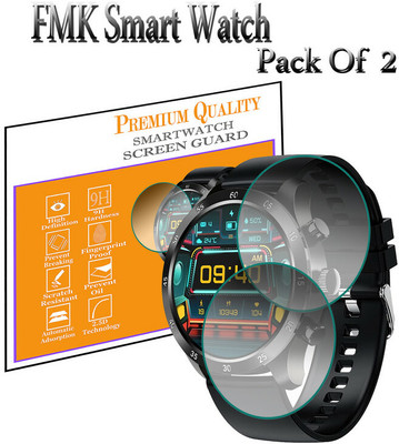 HIDEOUS Screen Guard for FMK Smart Watch(Pack of 2)