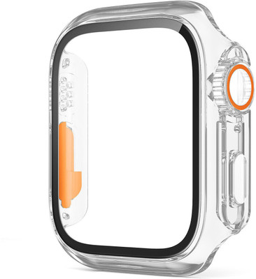 kamalyetrde Screen Guard for Apple Watch Cover 44mn Scratch Resistant Hard Case(Pack of 1)
