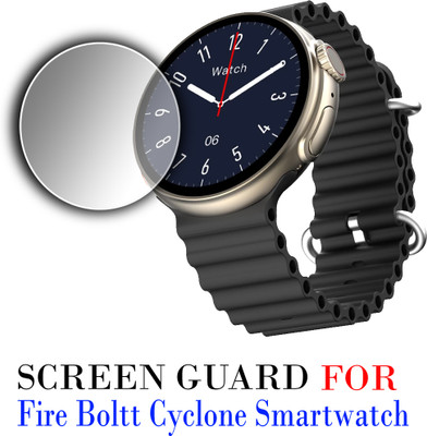 ejzatex Screen Guard for FIRE BOLTT CYCLONE SMARTWATCH, SCREEN GUARD(Pack of 1)