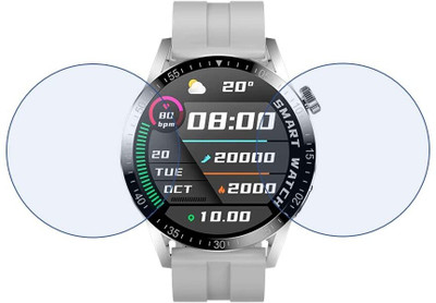 LIGHTWINGS Screen Guard for Fire-Boltt Talk Pro SmartWatch(Pack of 2)