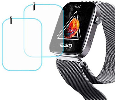 MOKPLZ Screen Guard for BOAT STORM CALL 2 SMARTWATCH(Pack of 2)
