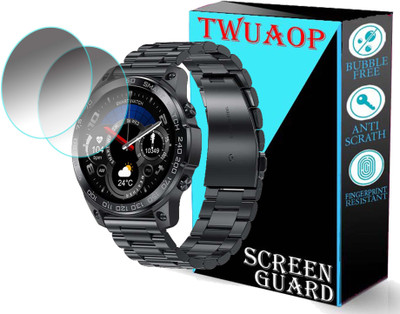 TWUAOP Screen Guard for FIRE BOLTT DAGGER LUXE SMARTWATCH(Pack of 2)