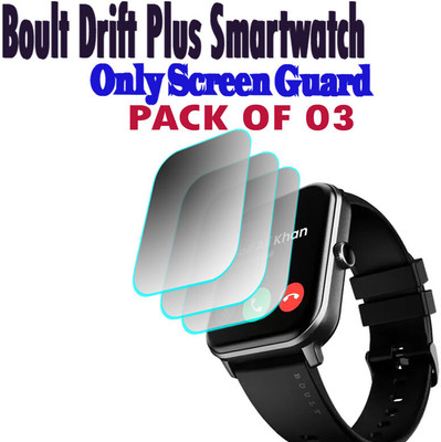 daffin Screen Guard for Boult Drift+(Pack of 3)