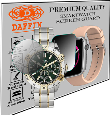 daffin Screen Guard for FOSSIL FS5623 GARRETT ANALOG WATCH FOR MEN(Pack of 1)