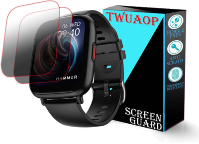 TWUAOP Screen Guard for HAMMER FIT PLUS(Pack of 2)