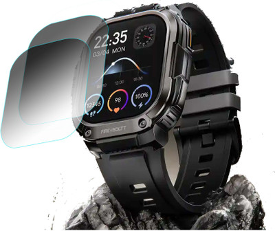 TWUAOP Screen Guard for Fire-Boltt Clickk Black(Pack of 2)