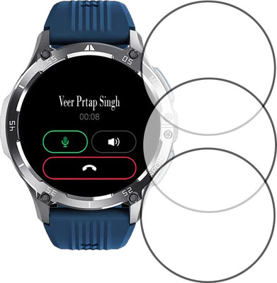 EJZATI Screen Guard for NOISEFIT FORCE PLUS SMARTWATCH, SCREEN GUARD(Pack of 3)