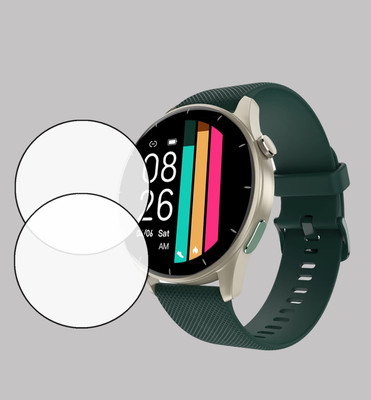 ejzatex Screen Guard for NoiseFit Crew SMARTWATCH, SCREEN GUARD(Pack of 2)