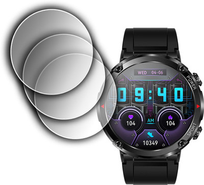 EJZATI Edge To Edge Screen Guard for FIRE BOLTT SPHERE SMARTWATCH SCREEN GUARD(Pack of 3)