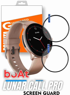 Olonga Screen Guard for BOAT LUNAR CALL PRO SMARTWATCH(Pack of 2)