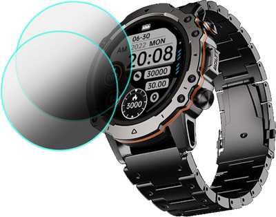 MOKPLZ Screen Guard for FIRE BOLTT MARSHAL SMARTWATCH(Pack of 2)