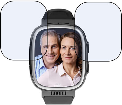 LIGHTWINGS Screen Guard for Senior Citizen Smart Watch(Pack of 2)