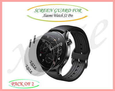 XAZE Screen Guard for Xiaomi Watch S1 Pro Smartwatch(Pack of 2)
