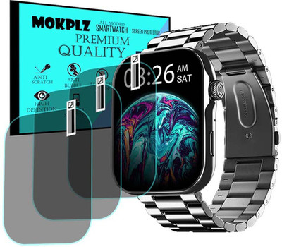 MOKPLZ Screen Guard for NOISE COLORFIT ULTRA 3 SMARTWATCH(Pack of 3)