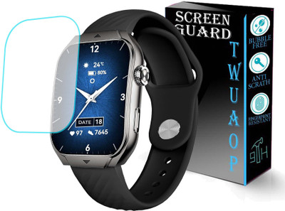 TWUAOP Screen Guard for BEATXP UNBOUND CURV SMARTWATCH(Pack of 1)