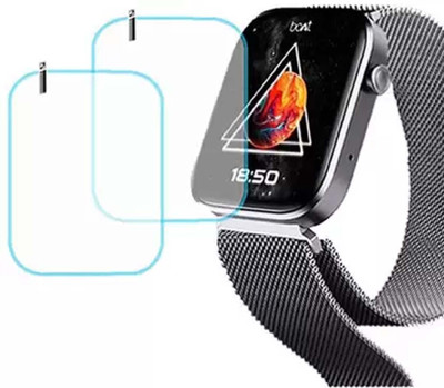 TWUAOP Screen Guard for BOAT STORM CALL 2 SMARTWATCH(Pack of 2)