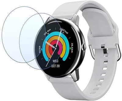 Aaruteck Screen Guard for Ambrane FitSHot Curl Smart Watch Screen Guard(Pack of 2)