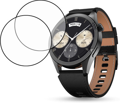 MOKPLZ Screen Guard for PEBBLE CARBON SMARTWATCH(Pack of 2)