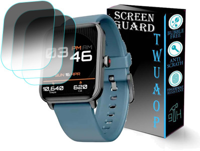 TWUAOP Screen Guard for BOAT WAVE SIGMA SMARTWATCH(Pack of 3)