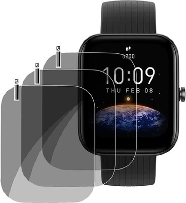XAZE Screen Guard for Amazfit Bip 3 Pro Smartwatch(Pack of 3)